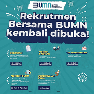 Rekrutmen Bersama BUMN 2023 Dibuka Lagi, Berikut Ini Tahapan dan Jadwal Pendaftarannya